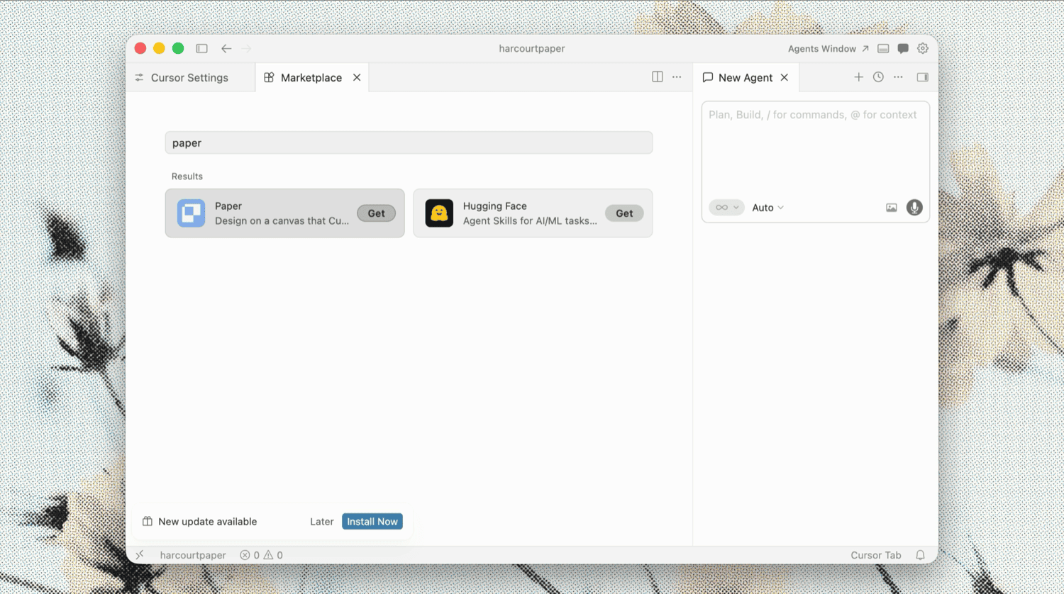 Paper in the Cursor Marketplace