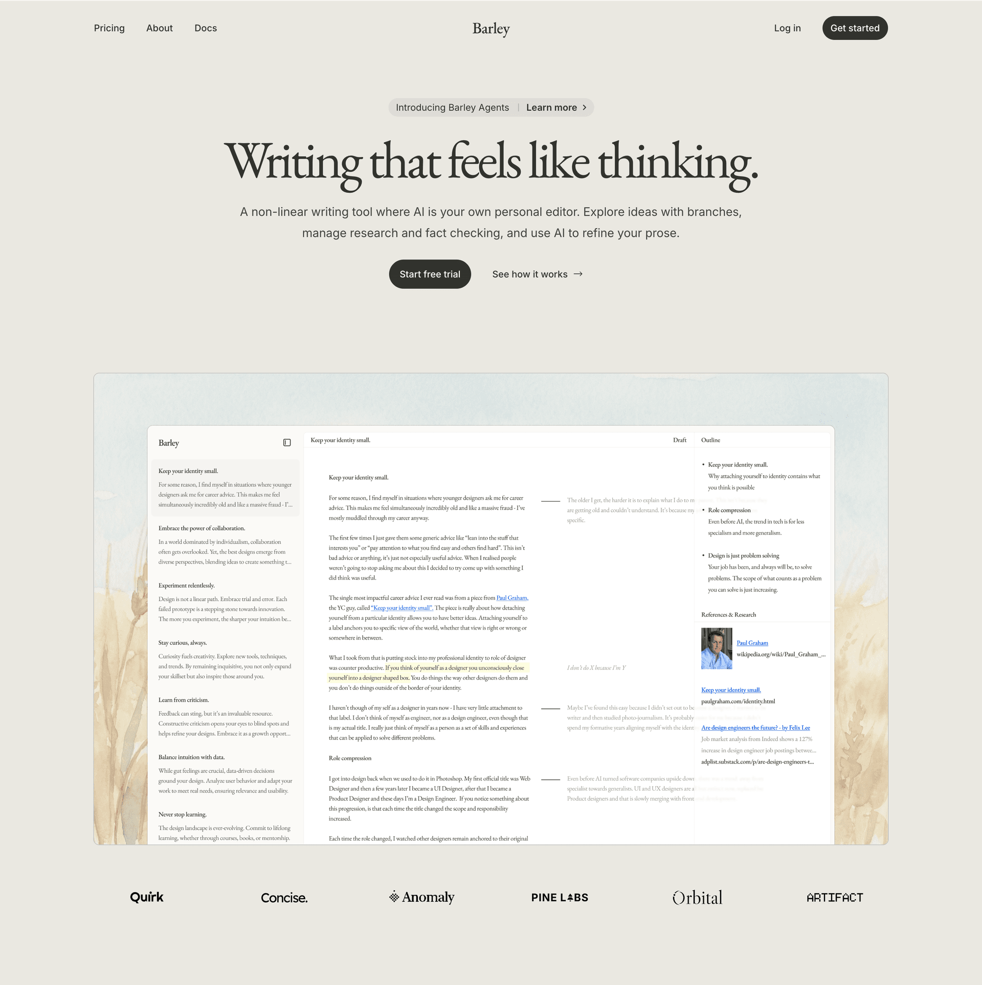 Barley design